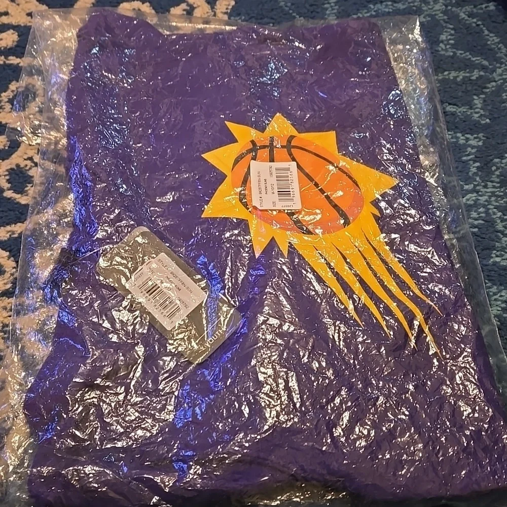 NWT Youth Phoenix Suns Purple Home Fleece Hoodie Pullover